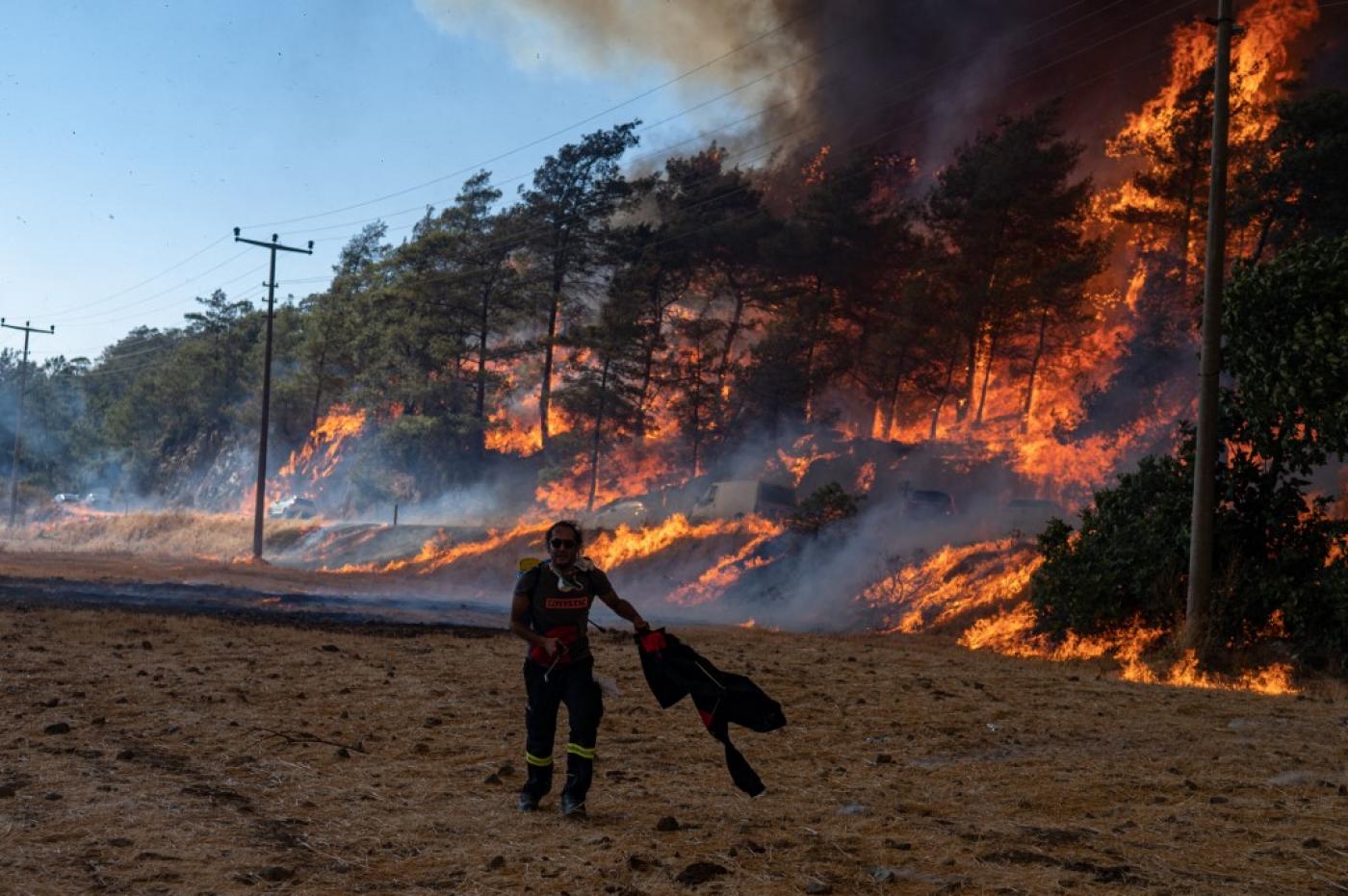 Turki Tolak Bantunan Israel Untuk Perangi Kebakaran Hutan